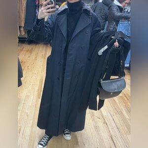 Burberry Navy Trench Coat